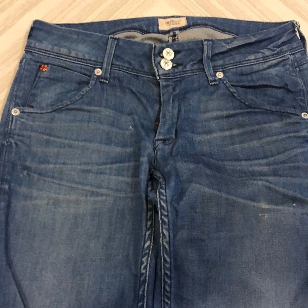 Hudson Double Button Closure Skinny Jeans - Picture 5 of 8